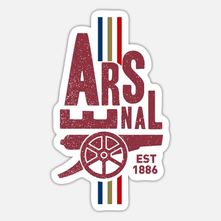 Sticker Arsenal Decal Nhựa Vinyl Cao Cấp – Chống Nước, Bền Màu ...
